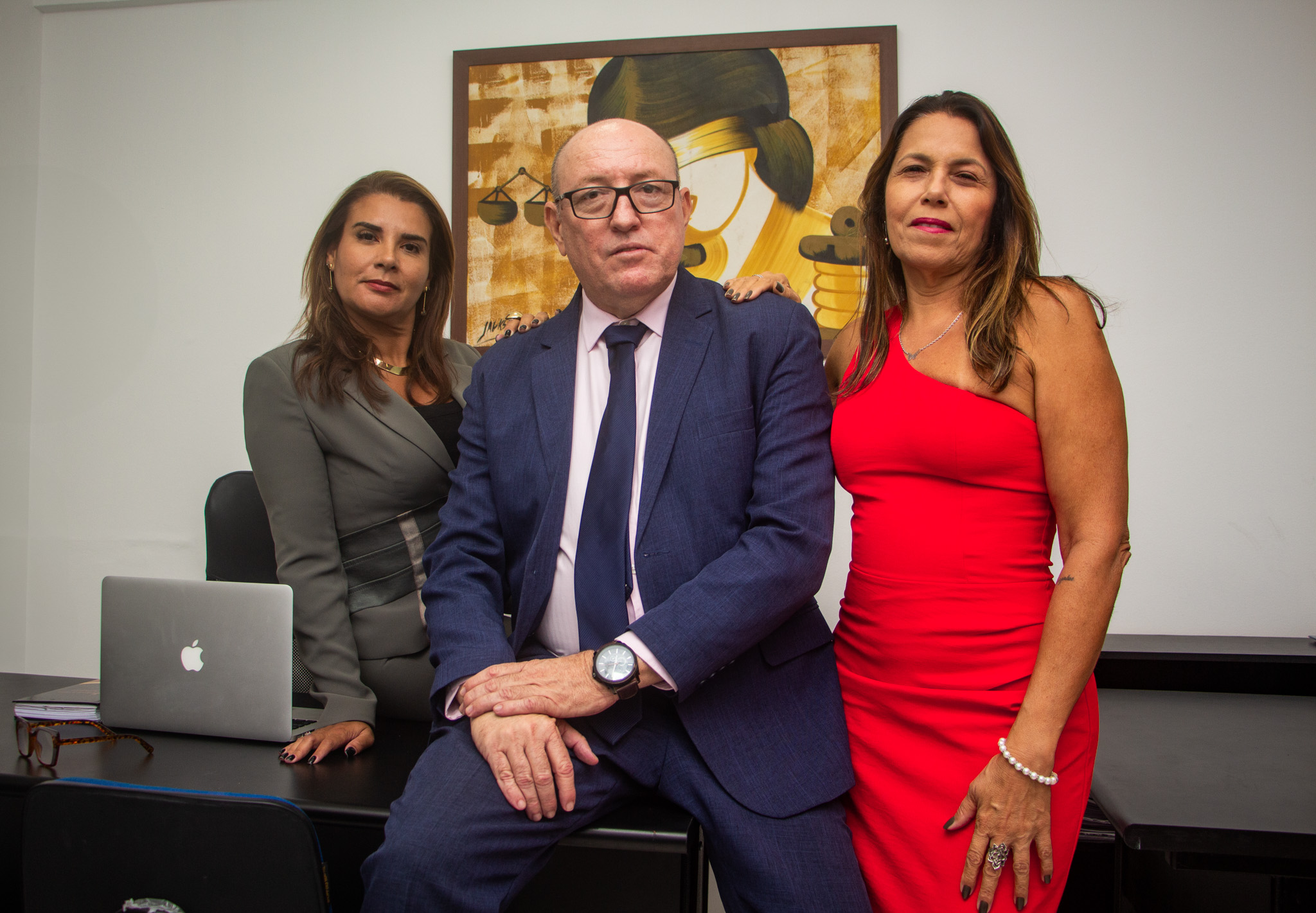 Sócios Fundadores Andrade & Viana no escritório de advocacia no Rio de Janeiro